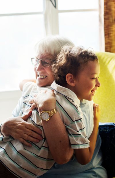 grandma-grandson-hugging-together